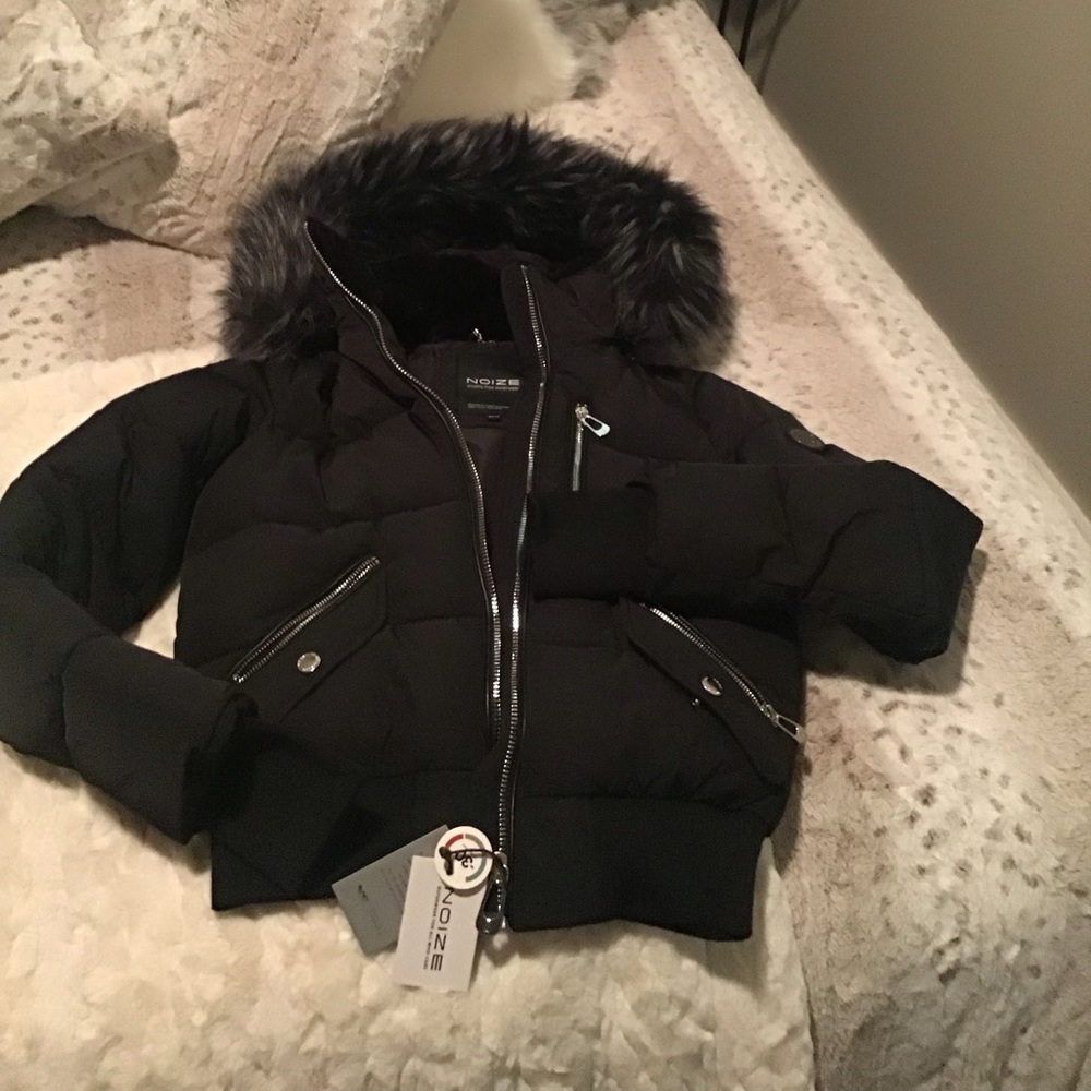 Noize bomber puffer jacket